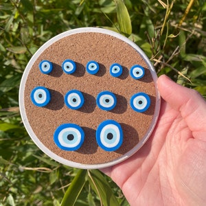 Turkish Evil Eye Magnets or Drawing Pins