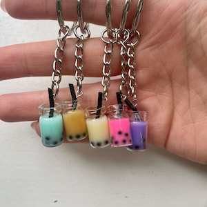 Mini Bubble Tea Keyring