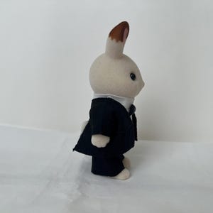 Handmade Groom’s Suit & Bridal Gown Wedding Set for Sylvanian Families Rabbit (Outfits Only) image 6