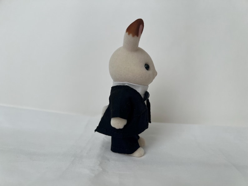 Handmade Groom’s Suit & Bridal Gown Wedding Set for Sylvanian Families Rabbit (Outfits Only) image 6