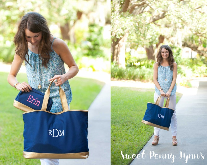 personalized weekend tote Monogram tote personalized weekender monogram over sized tote monogram weekend bag Monogram weekender tote