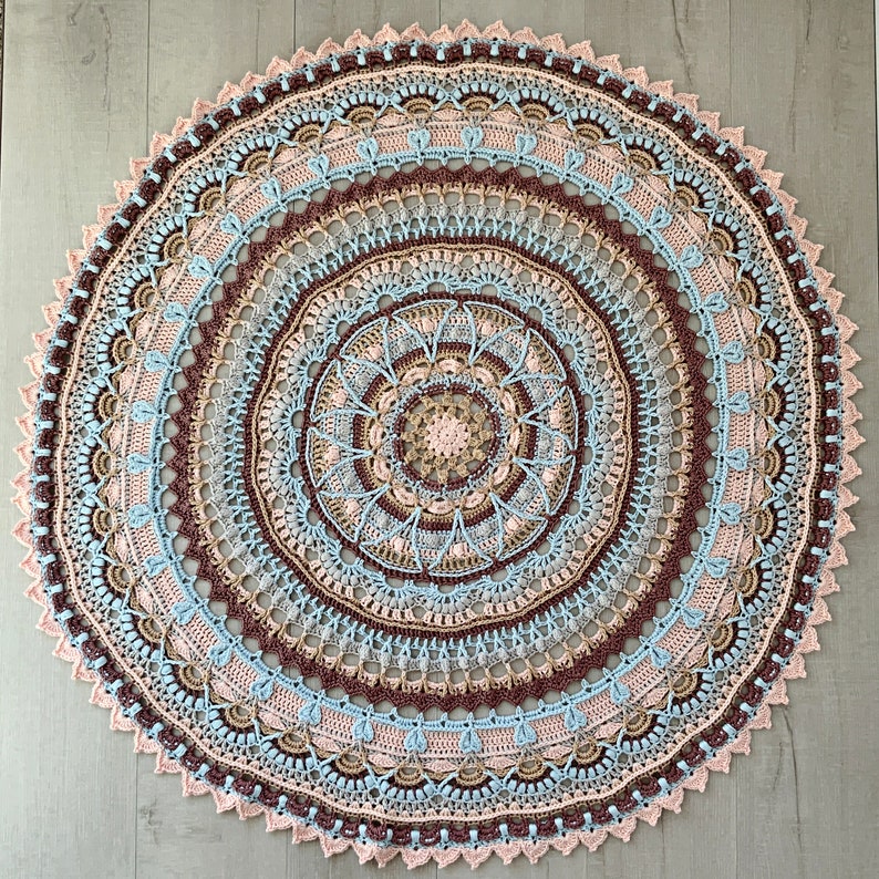 Mandala Blanket Crochet Pattern Crochet Mandala Pattern Etsy Australia