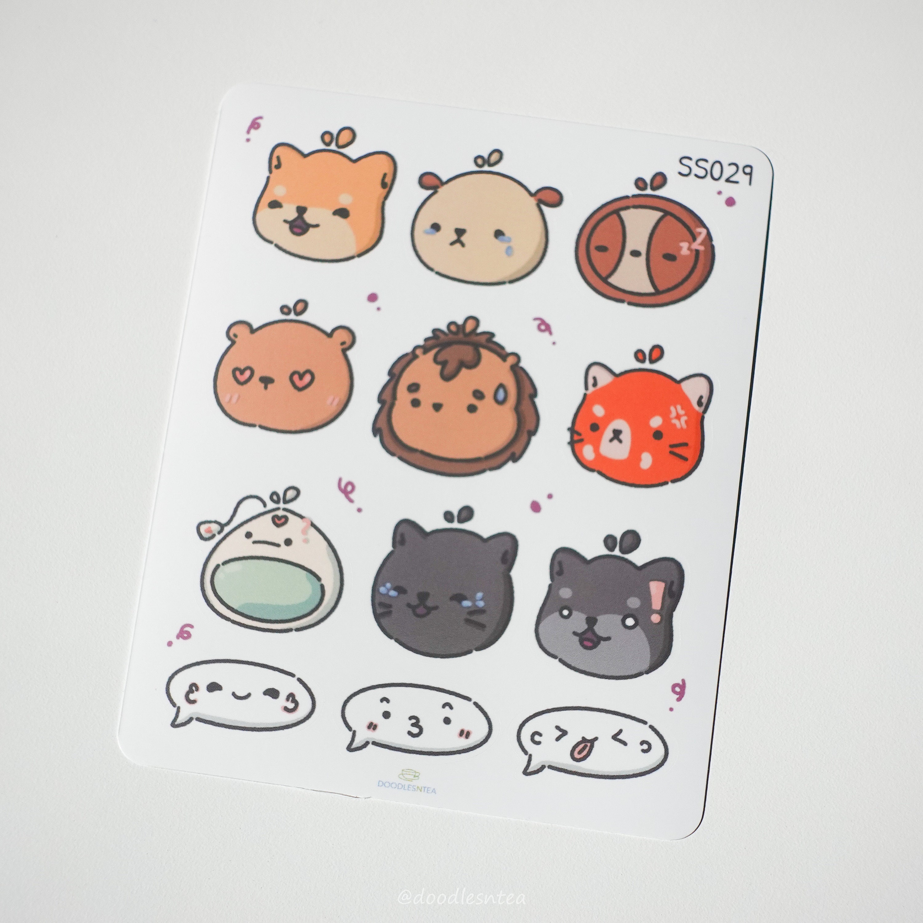 Dnt Oc's Emoji Sticker Sheet for Bujo and Planners | Mood Tracking ...