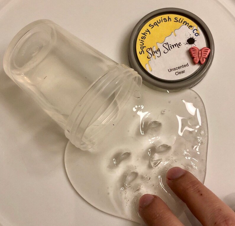 Slug Slime Clear Slime Etsy