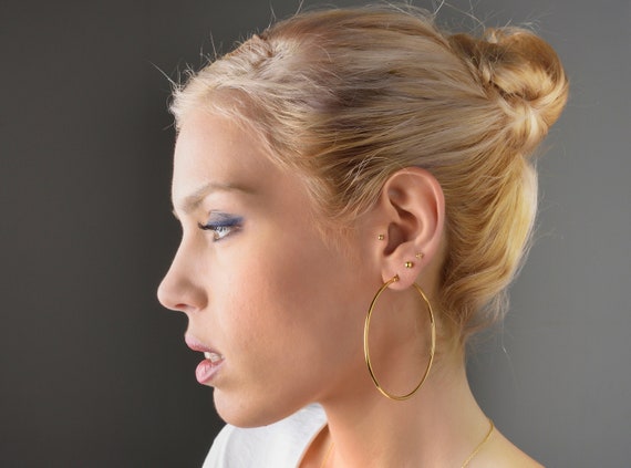 huge gold hoops