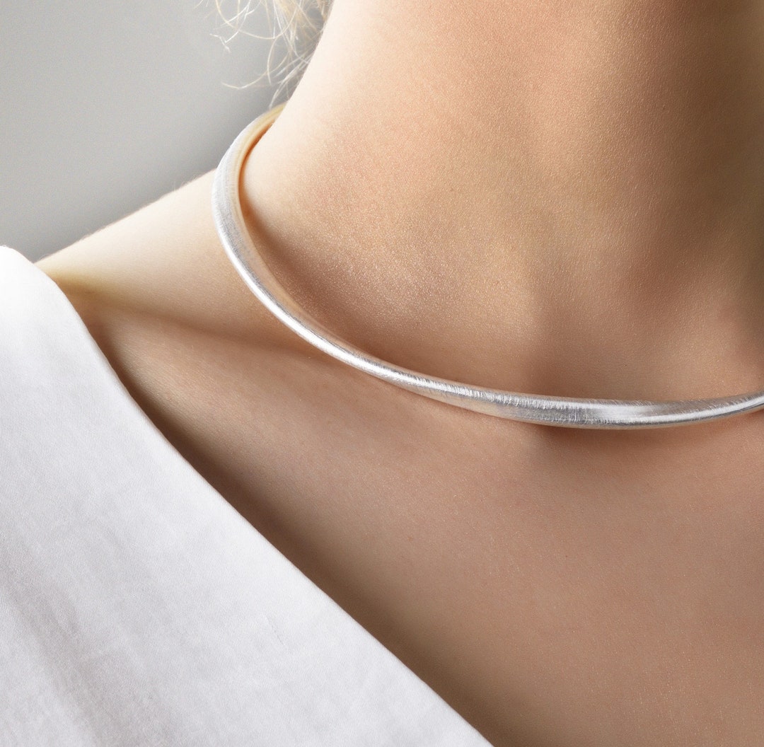 Monogram Teardrop Fashion Necklace - Matte Silver - HandPicked