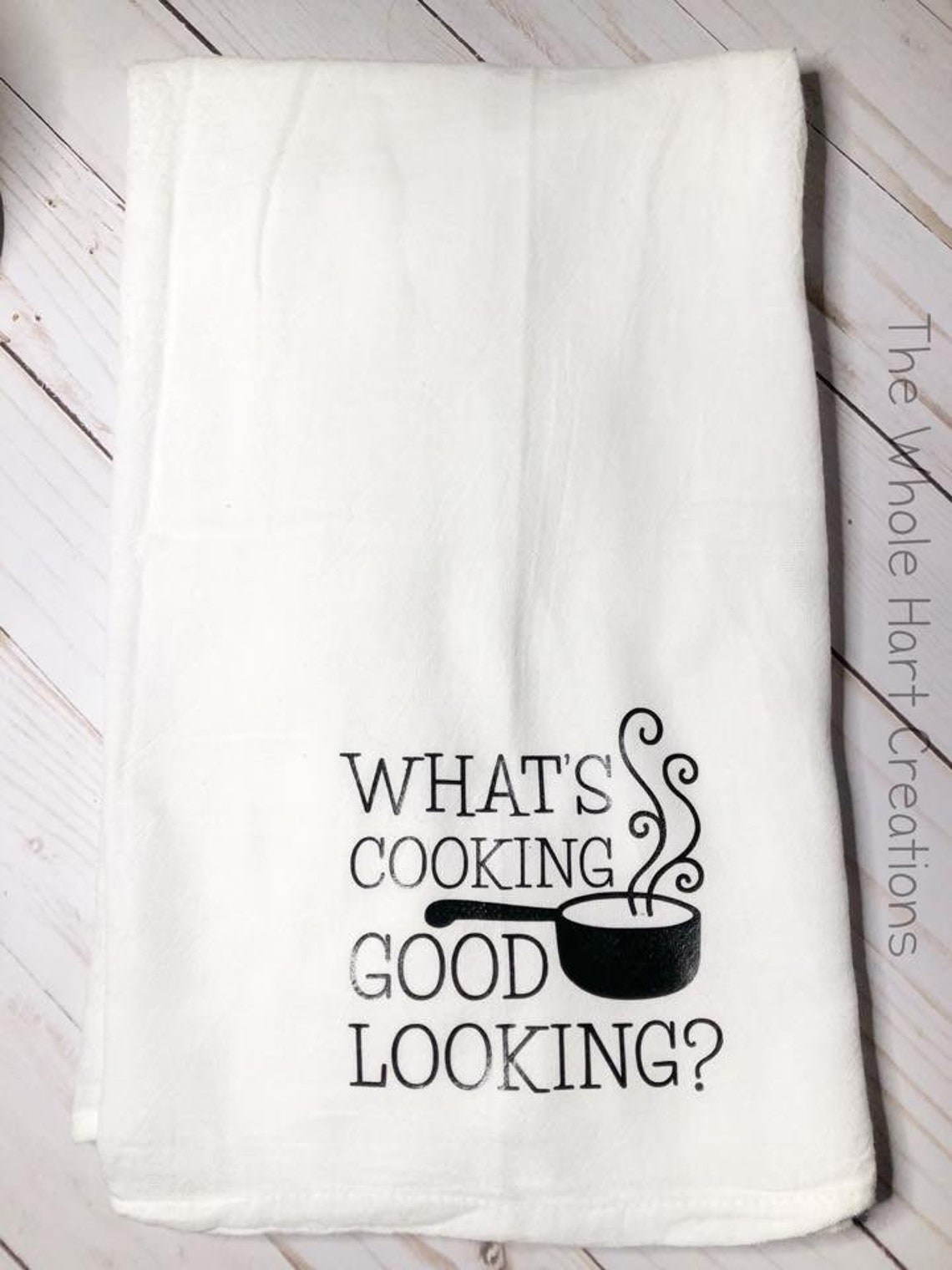 Whats Cooking Kitchen Towel with Cute Funny Sayings Towels | Etsy