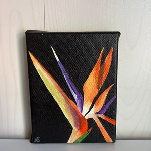 Bird of Paradise on Canvas | Original Artwork