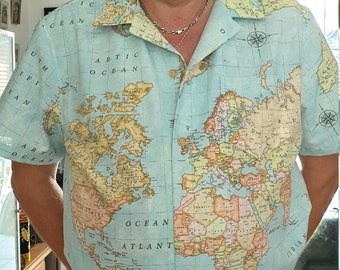Shirt for Men F_Gotal Mens T-Shirts Fashion Summer Short Sleeve World Map Printed Standard Fit Casual Blouse Tops Shirt for Men F_Gotal Mens T-Shirts Fashion Summer Short Sleeve World Map Printed Standard Fit Casual Blouse Tops