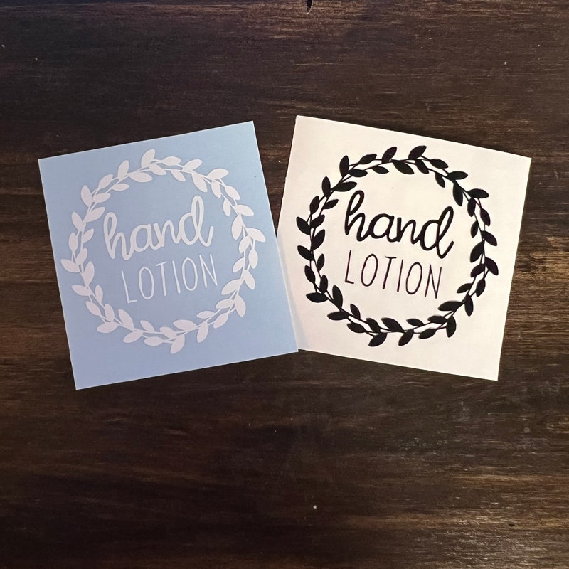 Hand Cream Label Options Lotion Labels - Etsy