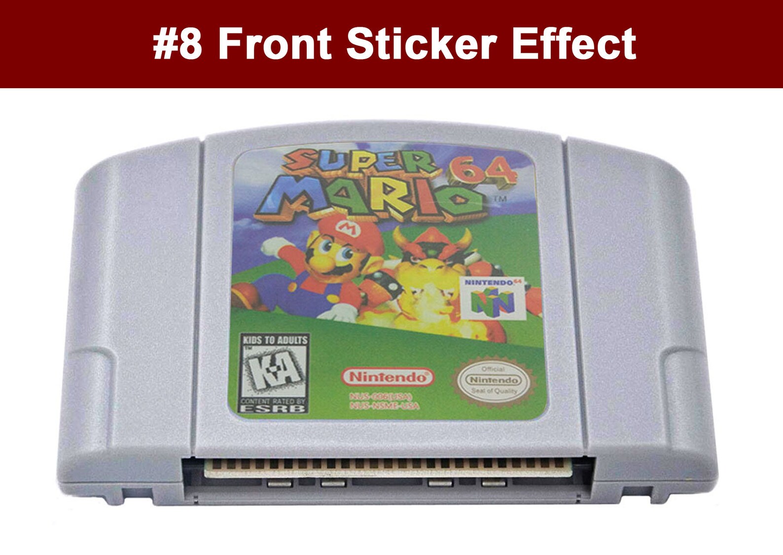 N64 game label for Nintendo 64 N64 Cartridge Spine Labels Etsy