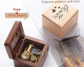 Custom Music Box Etsy Custom Music Box Etsy