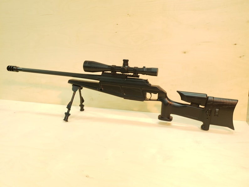 Blaser 93 LRS2 rifle model, sniper rifle sniper rifle made of wood weapon layout