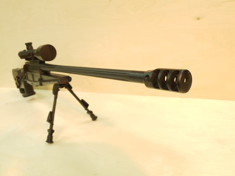 Blaser 93 LRS2 rifle model, sniper rifle sniper rifle made of wood weapon layout