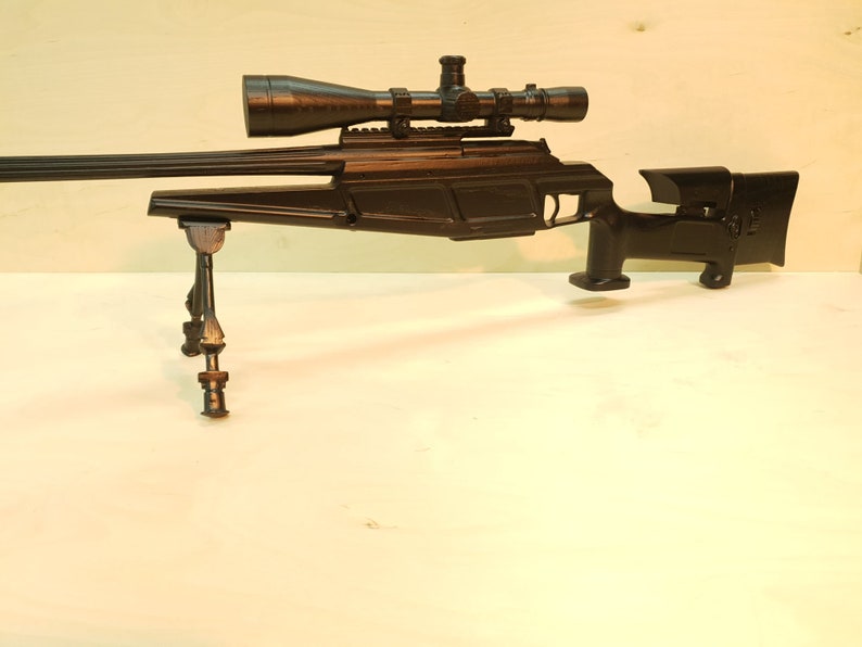 Blaser 93 LRS2 rifle model, sniper rifle sniper rifle made of wood weapon layout