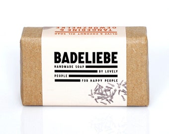 BADELIEBE - Hartseife Tangerine und Gewürznelke Olive & Coconut Oil Soap