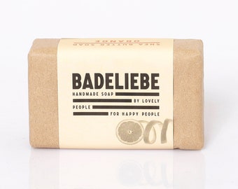 BADELIEBE - hard soap Shea Butter Soap Orange