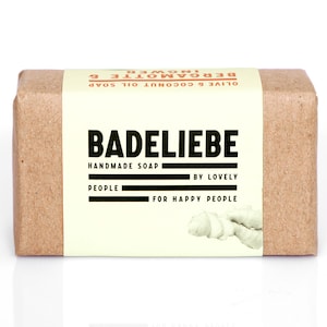 BADELIEBE - Hard Soap Bergamot and Ginger Olive & Coconut Oil