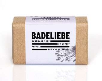 BADELIEBE - Hartseife Lavendel Olive & Coconut Oil Soap