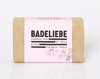 BADELIEBE - Hartseife Geranie Olive & Coconut Oil