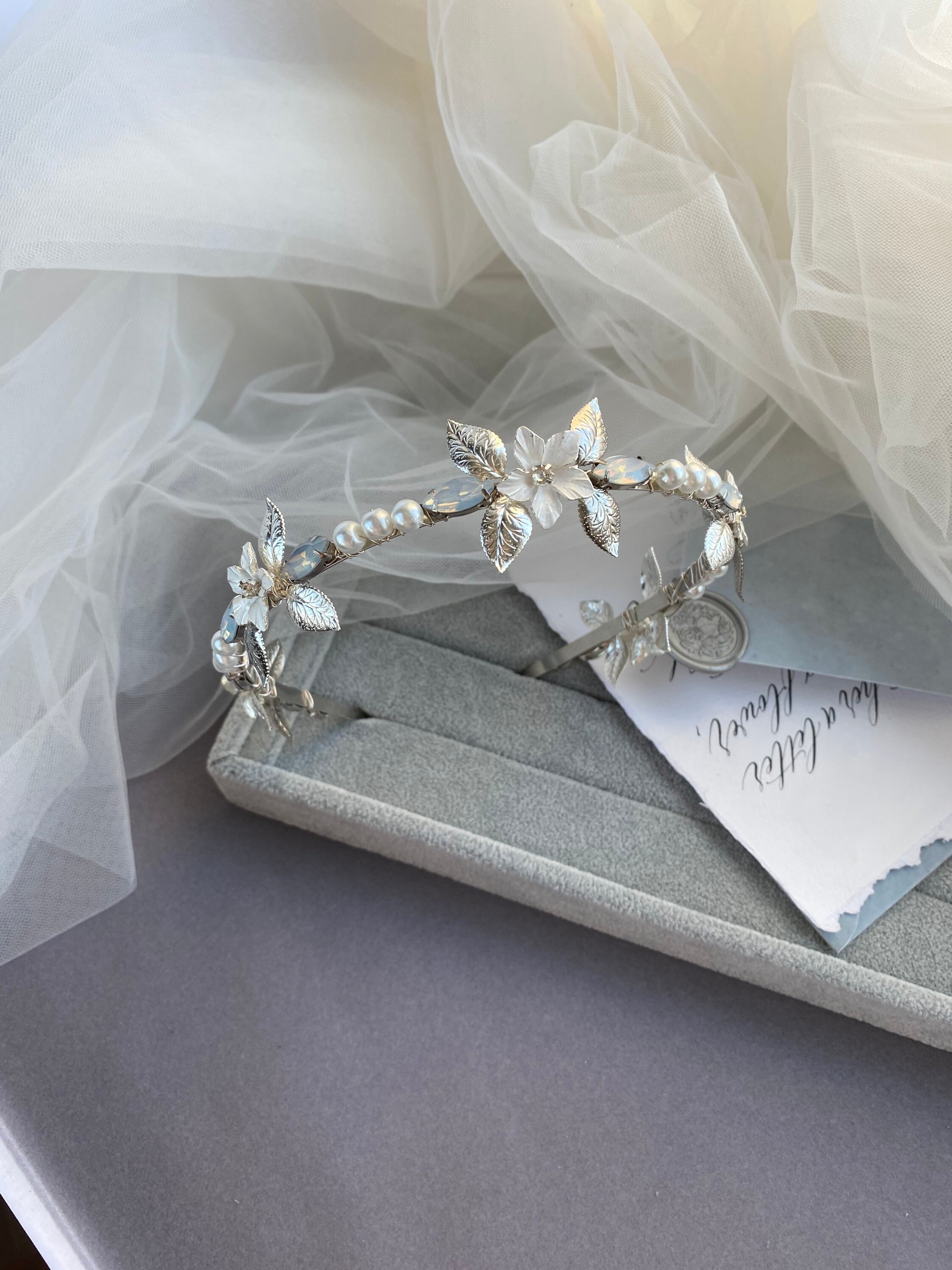 Wedding Headband Bridal Hair Band Bridal Hair Accessories Etsy UK