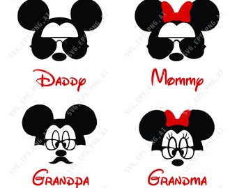 Download Mickey family | Etsy