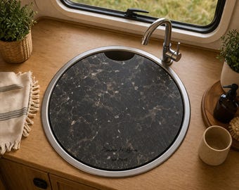 Motorhome & Caravan Sink Cover – Waterproof Cutting Board | Custom Fit | 10mm Compact Laminate