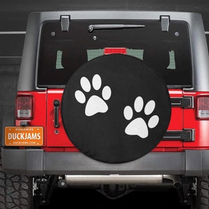 Paw Print Tire Cover Etsy