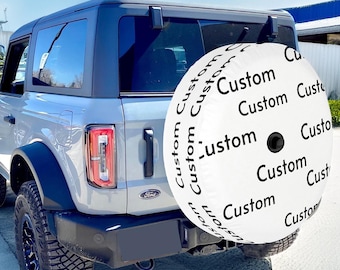 Custom Printed Spare Tire Cover: Personalized Camper, SUV 4x4 Accessories