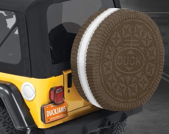 OREO Spare Tire Cover, Funny Tire Cover, Funny Car Gift, Unique car gifts, RV Tire Cover, Cover With Camera Hole or Without