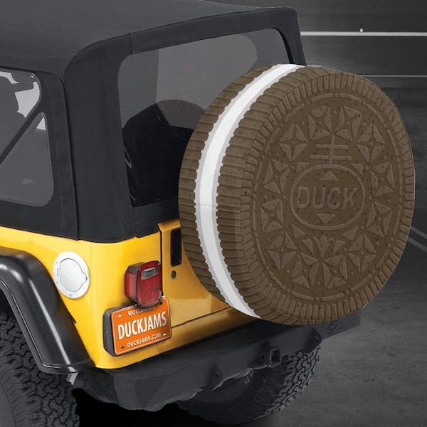 OREO Spare Tire Cover, Funny Tire Cover, Funny Car Gift, Unique car gifts, RV Tire Cover, Cover With Camera Hole or Without