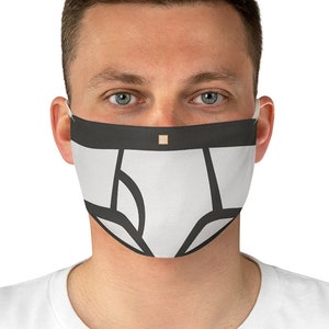 Underwear Face mask | Funny Face Mask | Face Cover | Funny Gift Ideas | Mask Panties | Adult Face Mask | Made in USA