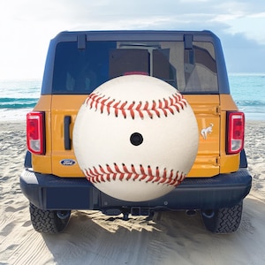Baseball Spare Tire Cover: Funny SUV RV Tire Protector