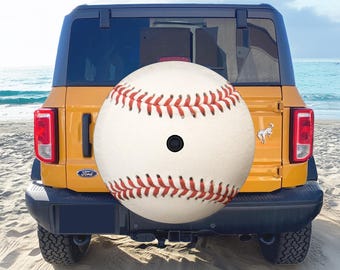 Baseball Spare Tire Cover: Funny SUV RV Tire Protector