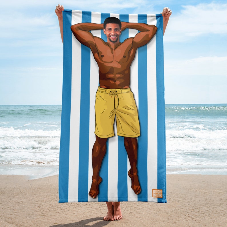 Personalized Beach Towel Funny Beach Towel Personalized Etsy