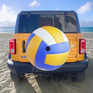 Volleyball Spare Tire Cover: Funny SUV RV Tire Protection