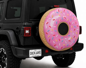 Donut Spare Tire Cover, RV, Camper, 4x4, SUV Wheel Protective Cover