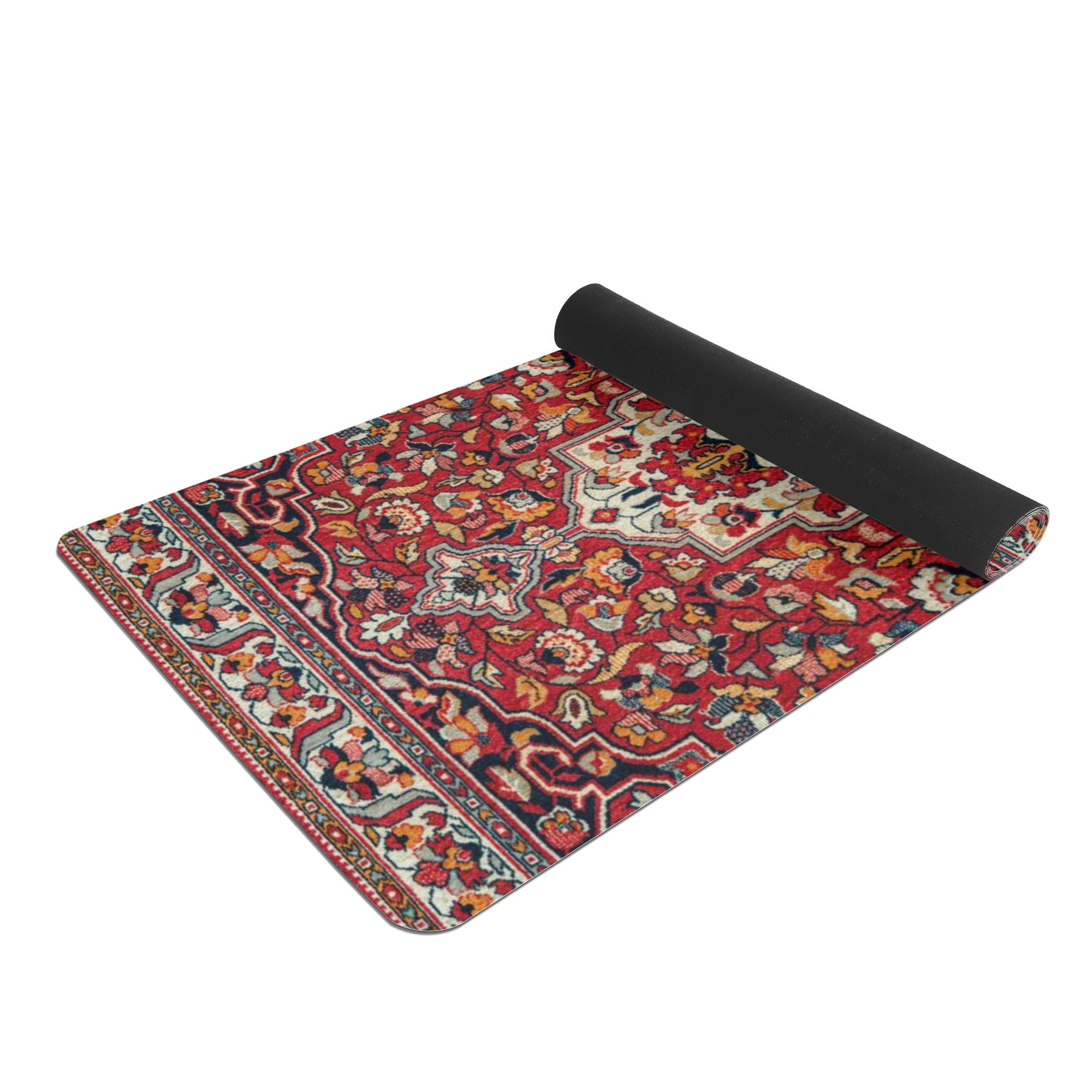 Persian Rug Printed Yoga Mat Gift for Yoga Teacher Yoga Etsy Australia