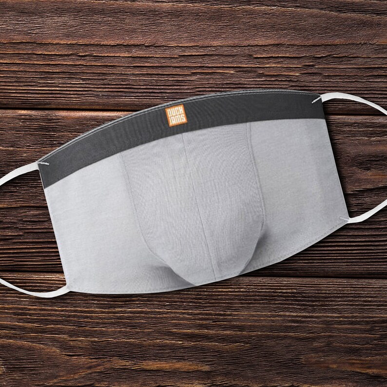 Underwear Face mask Funny Face Mask Face Cover Gag Mask Etsy