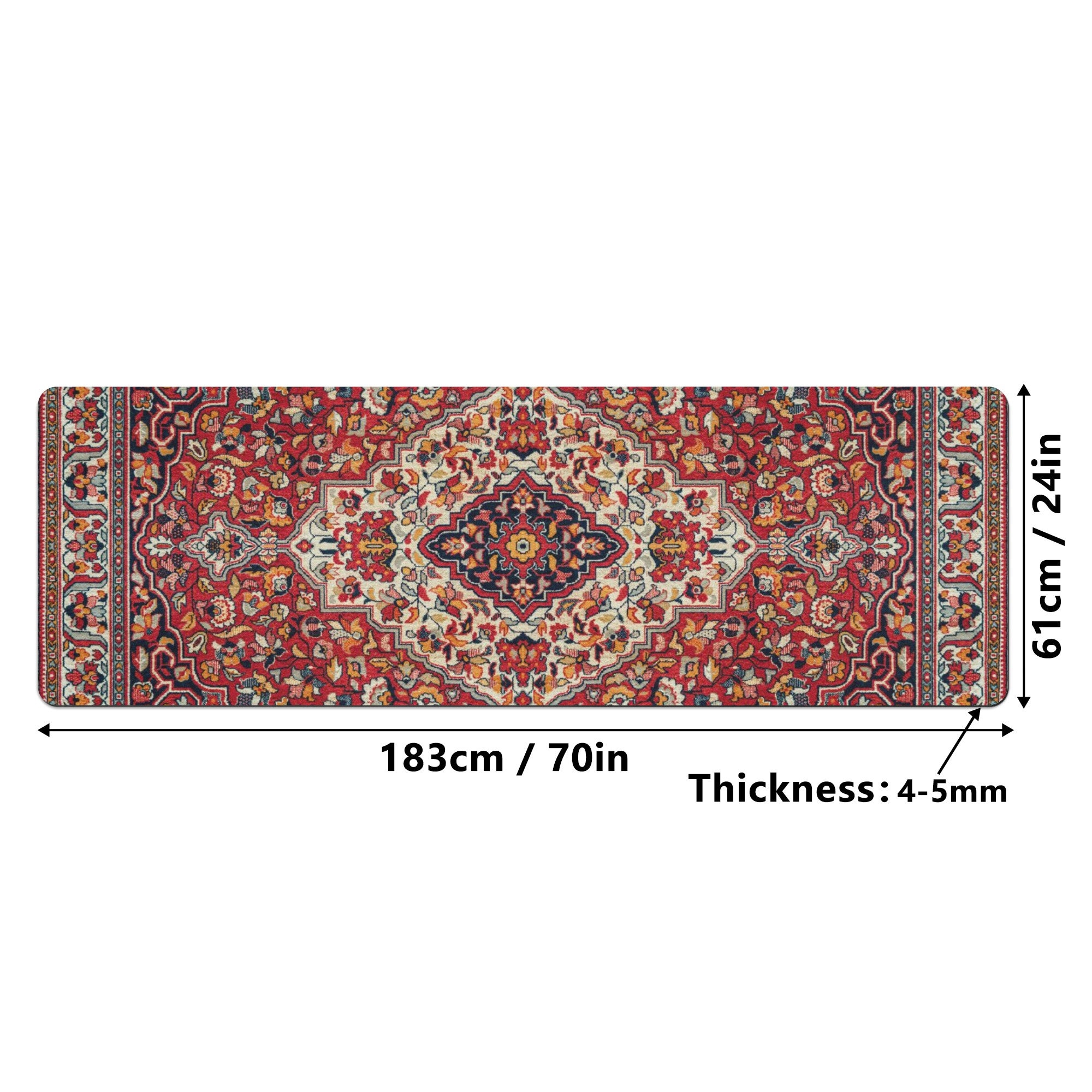 Persian Rug Printed Yoga Mat Gift for Yoga Teacher Yoga Etsy Australia