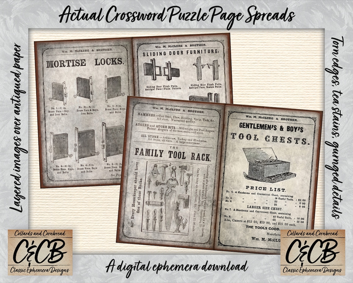 Antique Hardware Store Catalog Pages Printable Digital Etsy Italia