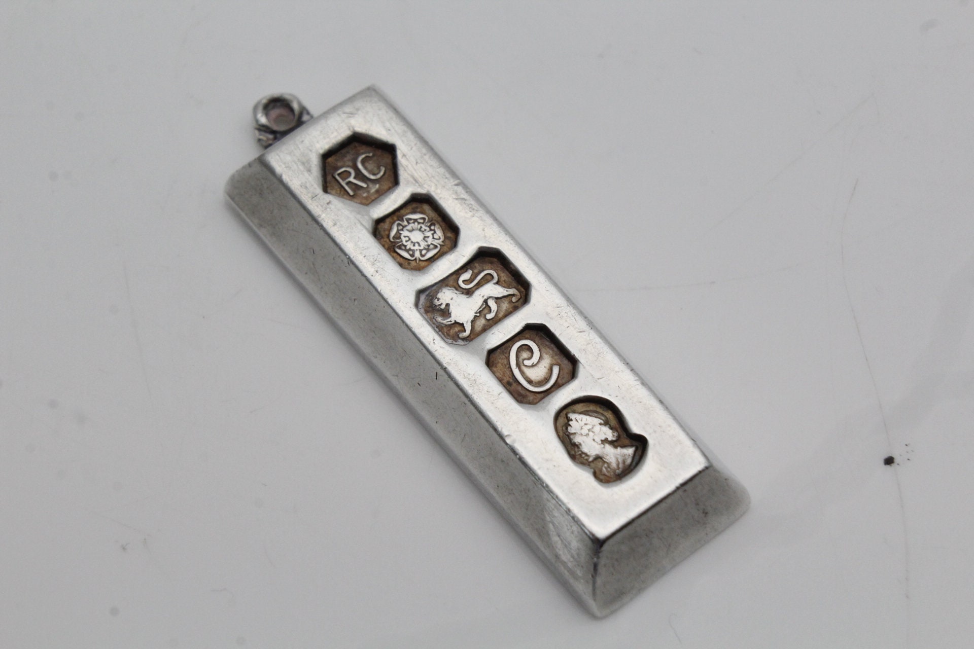 Vintage Solid Sterling Silver Ingot Queen's Jubilee 1977 Etsy