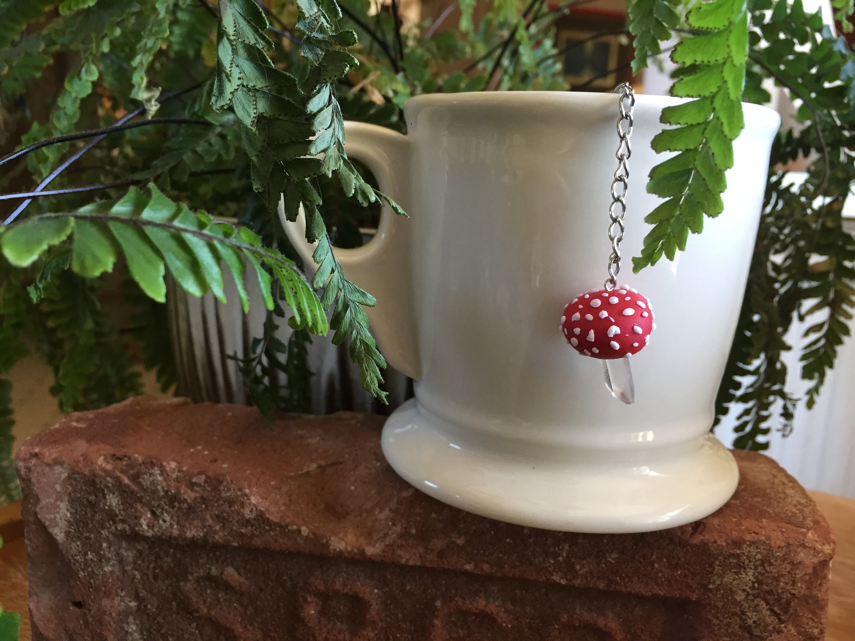 Quartz Mushroom tea Strainer | Handmade Tea Infuser | Tea lover gift …