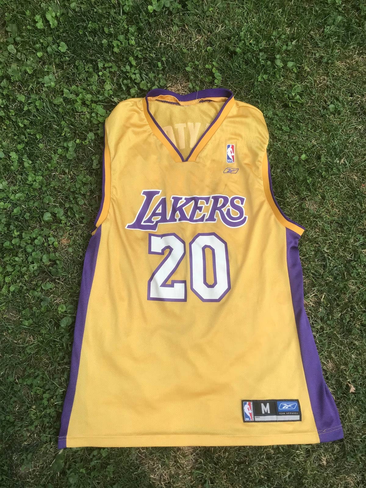 Vintage Nike Los Angeles Lakers Gary Payton Basketball Jersey Size 2XL
