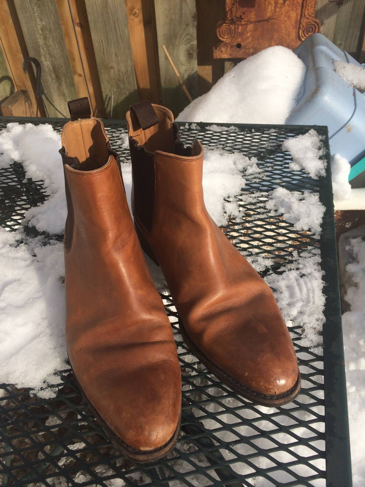 Loding Shoes 10 Brown Chelsea Boots Welted Vintage Etsy