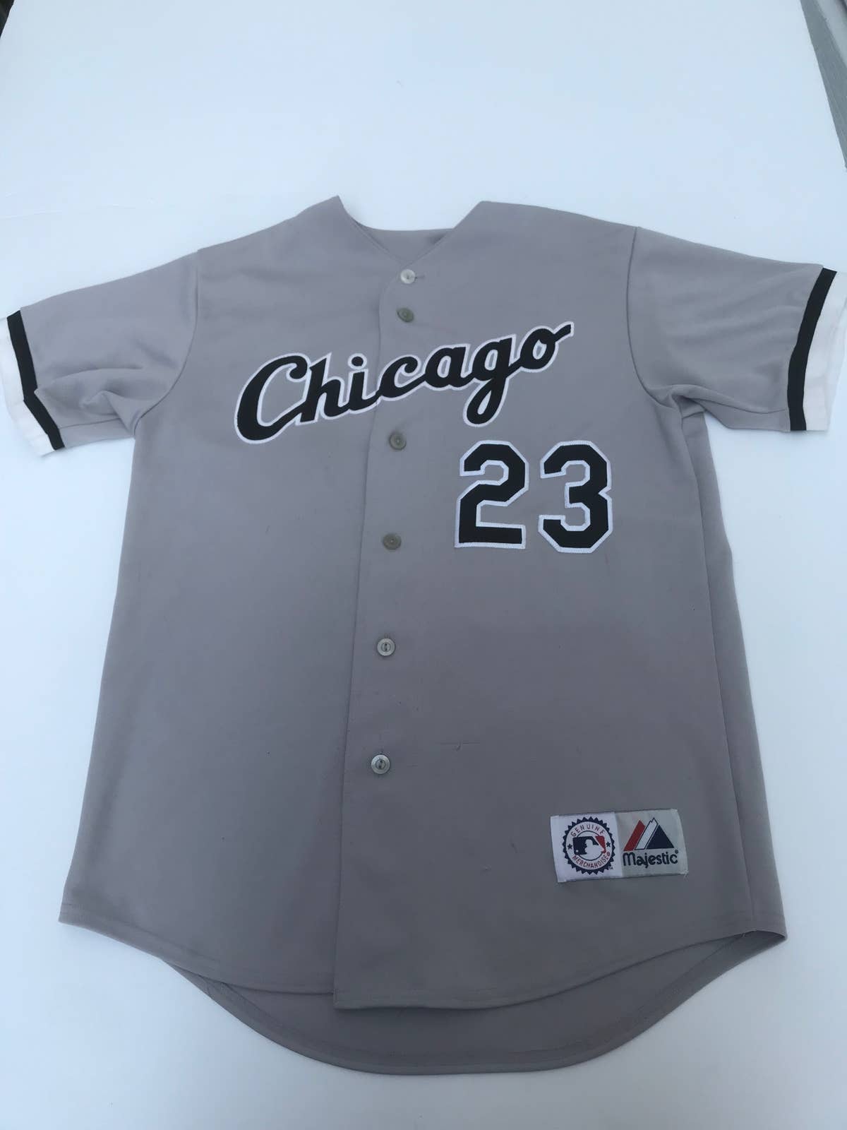 Men's Majestic Gray Chicago White Sox Road Flex Base Authentic Collection  Custom Jersey