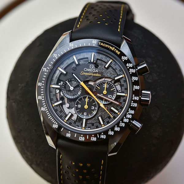 Omega 311.92.44.30.01.001 Speedmaster Moonwatch Chronograph Watch Apollo 8 Dark Side Of The Moon