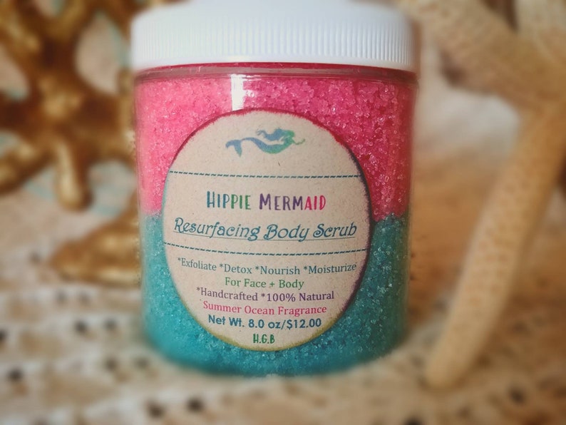 mermaid body scrub