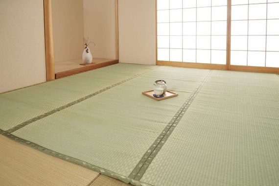 Estera de tatami japonesa artesanal sostenible Decoración de suelo Zen  orgánica -  México