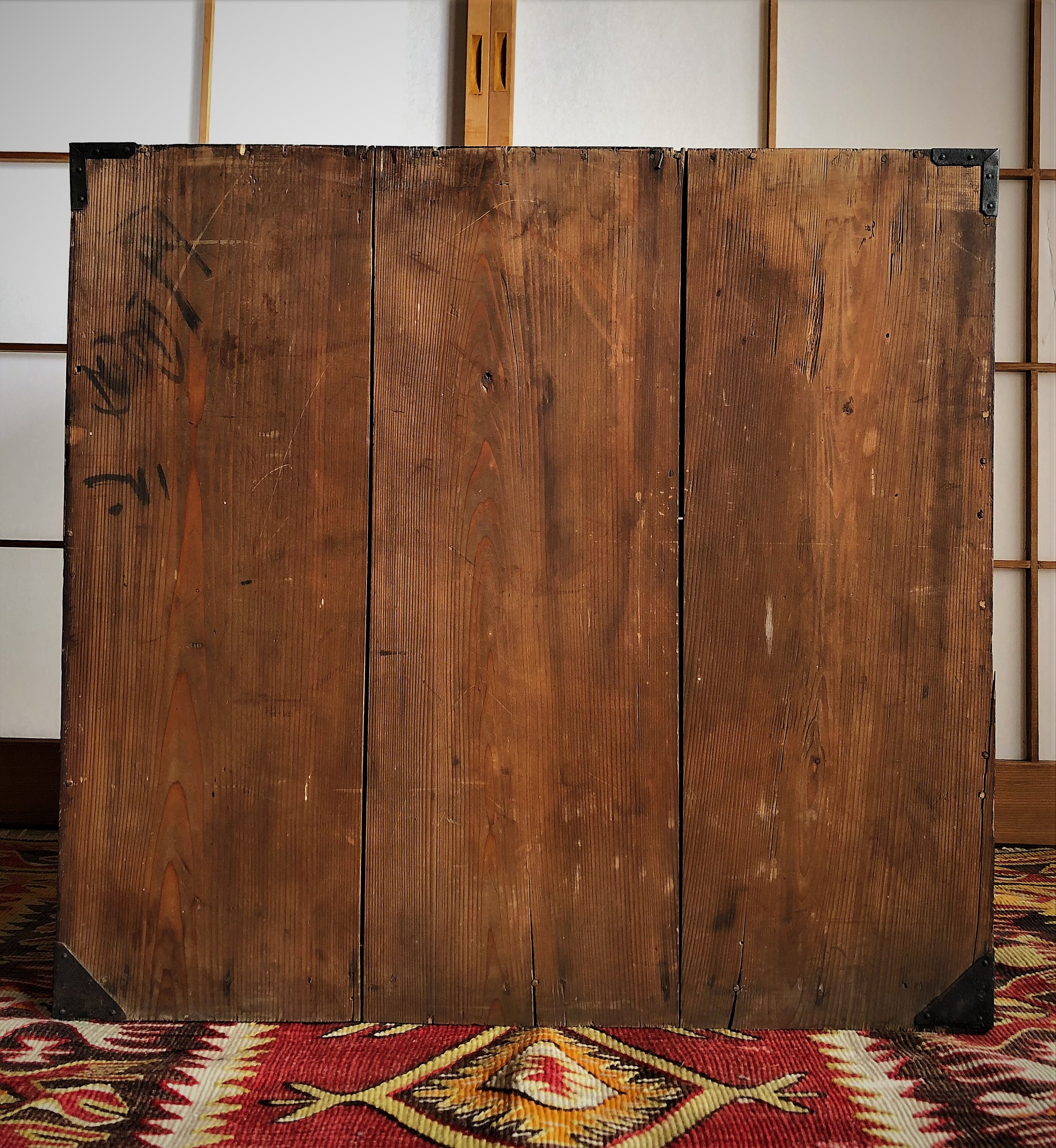 Muebles japoneses antiguos gabinete de madera Isho Dansu | Etsy